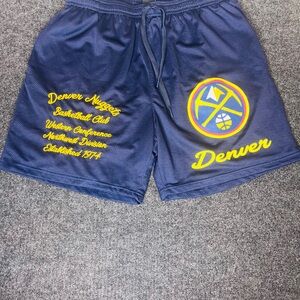 Rare Denver Nuggets basketball club shorts